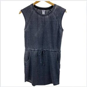Te Verde Stonewashed Blue Sleeveless Dress, Small
